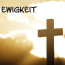 Grabkerze Rot 100h (Deckel Gold) - Ewigkeit