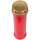 Grabkerze Rot 100h (Deckel Gold) - Ewigkeit
