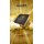 Grabkerze Weiß 100h (Deckel Gold) - Glaube