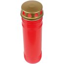 Grabkerze Rot 100h (Deckel Gold) - Fenster Rot