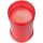 Grabkerze Rot 48h (Deckel Gold) - Rose Ranke