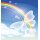 Grabkerze Rot 48h (Deckel Gold) - Regenbogen 2