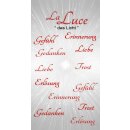 Grabkerze Weiß 100h (Deckel Gold) - LaLuce