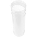 Grabkerze Weiß 170h (Deckel Gold) - Regenbogen 2