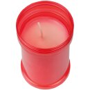 Grabkerze Rot 48h (Deckel Gold) - Engel