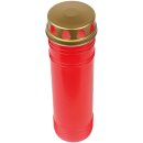 Grabkerze Rot 170h (Deckel Gold) - Treppe