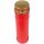 Grabkerze Rot 170h (Deckel Gold) - Herz