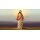Grabkerze Rot 40h (Deckel Gold) - Jesus