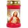 Grabkerze Rot 40h (Deckel Gold) - Jesus mit Lamm