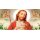 Grabkerze Weiß 40h (Deckel Gold) - Jesus mit Lamm