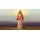Grabkerze Rot 48h (Deckel Gold) - Jesus