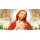 Grabkerze mit Portrait Motiv 48h Jesus mit Lamm