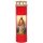 Grabkerze Rot 170h (Deckel Gold) - Jesus