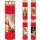 Grabkerze Rot 170h (Deckel Gold) - Maria mit Kind