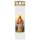 Grabkerze Weiß 170h (Deckel Gold) - Jesus