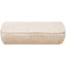 Nackenrolle Ellen 12x30cm Sandgrau