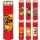 Grabkerze Rot 170h (Deckel Gold) - Baum