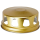 Grabkerze Rot 170h ( Deckel Gold ) - Ahorn