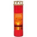 Grabkerze Rot 170h (Deckel Gold) - Ufer