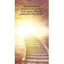 Grabkerze Rot 170h (Deckel Gold) - Treppe