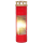 Grabkerze Rot 170h ( Deckel Gold ) - Treppe