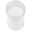 Grabkerze Weiß 48h (Deckel Gold) - Engelsflügel