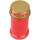 Grabkerze Rot 40h (Deckel Gold) - Hände