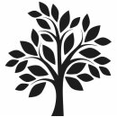 Grabkerze Rot 48h (Deckel Gold) - Baum