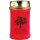 Grabkerze Rot 48h (Deckel Gold) - Baum