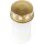 Grabkerze Weiß 48h (Deckel Gold) - Calla