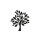 Grabkerze Rot 100h (Deckel Gold) - Baum