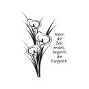 Grabkerze Rot 100h (Deckel Gold) - Calla