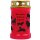 Grabkerze Rot 40h (Deckel Gold) - Hunde