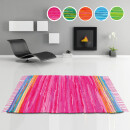 Flickenteppiche Tonal 60 x 90cm pink - rosa