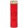 Grabkerze Rot 170h (Deckel Gold) - Herz