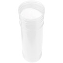 Grabkerze Weiß 170h (Deckel Gold) - Terrier