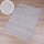Flickenteppiche Leder 50x80cm weiß