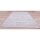 Flickenteppiche Leder 50x80cm weiß
