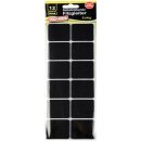 Filzgleiter für Möbel, Möbelgleiter 40 x 40mm - Schwarz