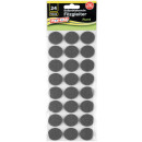 Filzgleiter für Möbel, Möbelgleiter Rund Ø 28mm - Anthrazit