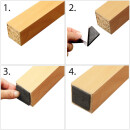 Filzgleiter für Möbel, Möbelgleiter Rund Ø 28mm - Anthrazit