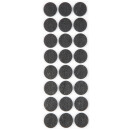 Filzgleiter für Möbel, Möbelgleiter Rund Ø 28mm - Anthrazit