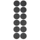 Filzgleiter für Möbel, Möbelgleiter Rund Ø 40mm - Anthrazit