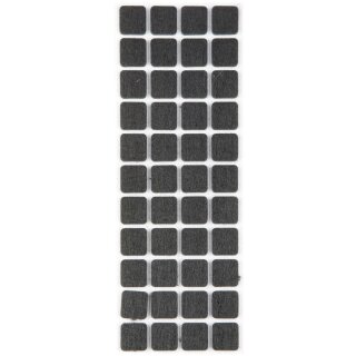 Filzgleiter für Möbel, Möbelgleiter 20 x 20mm - Anthrazit