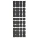 Filzgleiter für Möbel, Möbelgleiter 20 x 20mm - Anthrazit