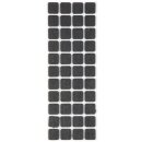 Filzgleiter für Möbel, Möbelgleiter 20 x 20mm - Anthrazit