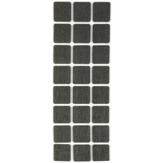 Filzgleiter für Möbel, Möbelgleiter 28 x 28mm - Anthrazit