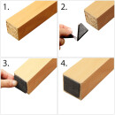 Filzgleiter für Möbel, Möbelgleiter 28 x 28mm - Anthrazit