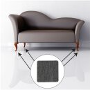 Filzgleiter für Möbel, Möbelgleiter 28 x 28mm - Anthrazit