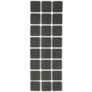 Filzgleiter für Möbel, Möbelgleiter 28 x 28mm - Anthrazit